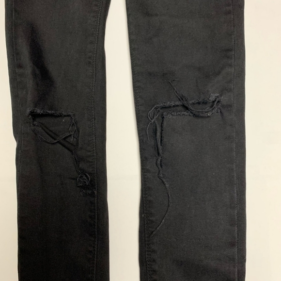 UNIF Push Black Distressed Skinny Jeans - Picture 8 of 9